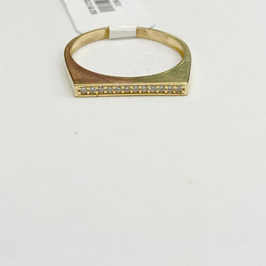 ANILLOS C/CIRCONIA ORO 10K TALLA 9 1.9 GR (NUEVO)