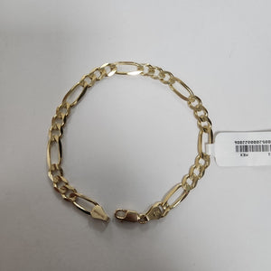 PULSERAS TEJIDO 3X1 ORO 14K 21 CM 9.9 GR (NUEVO)