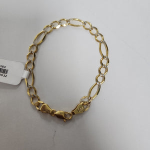 PULSERAS TEJIDO 3X1 ORO 14K 18 CM 6 GR (NUEVO)