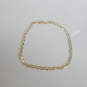 PULSERAS TEJIDO MARINERA ORO 14K 21 CM 3.4 GR (NUEVO)