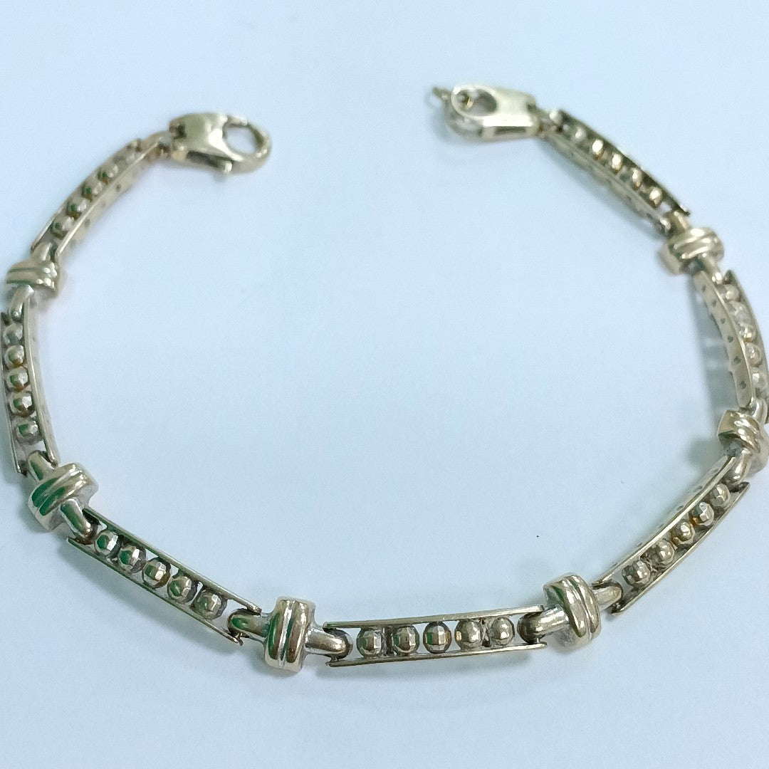 PULSERA ORO BLANCO 18 K 9,00 GRMS (SEMINUEVO)