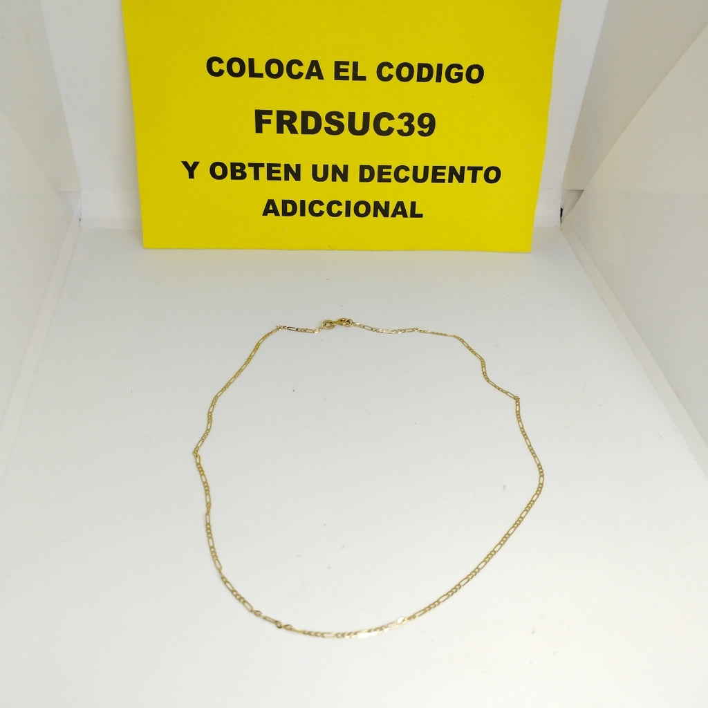 CADENA ORO 14 K 1,40 GRMS (SEMINUEVO)