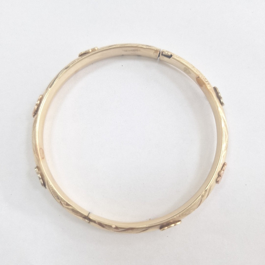 PULSERA RIGIDA ORO 14 K 10.7 GRMS (SEMINUEVO)