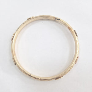 PULSERA RIGIDA ORO 14 K 10.7 GRMS (SEMINUEVO)