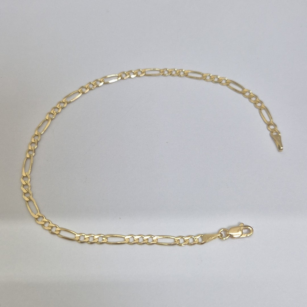 PULSERAS 3X1 ORO 14K 21 CM 3.3 GR (NUEVO)