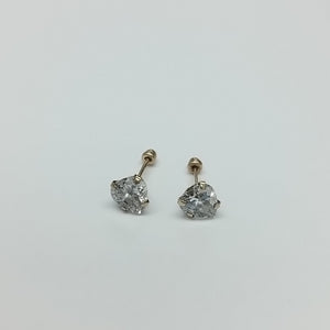 ARETES PAR ORO 10 K 0,90 GRMS (SEMINUEVO)