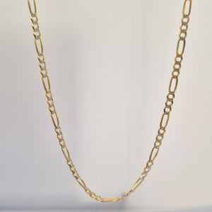 CADENAS 3X1 DIAMANTADA ORO 14K 55 CM 8.5 GR (NUEVO)