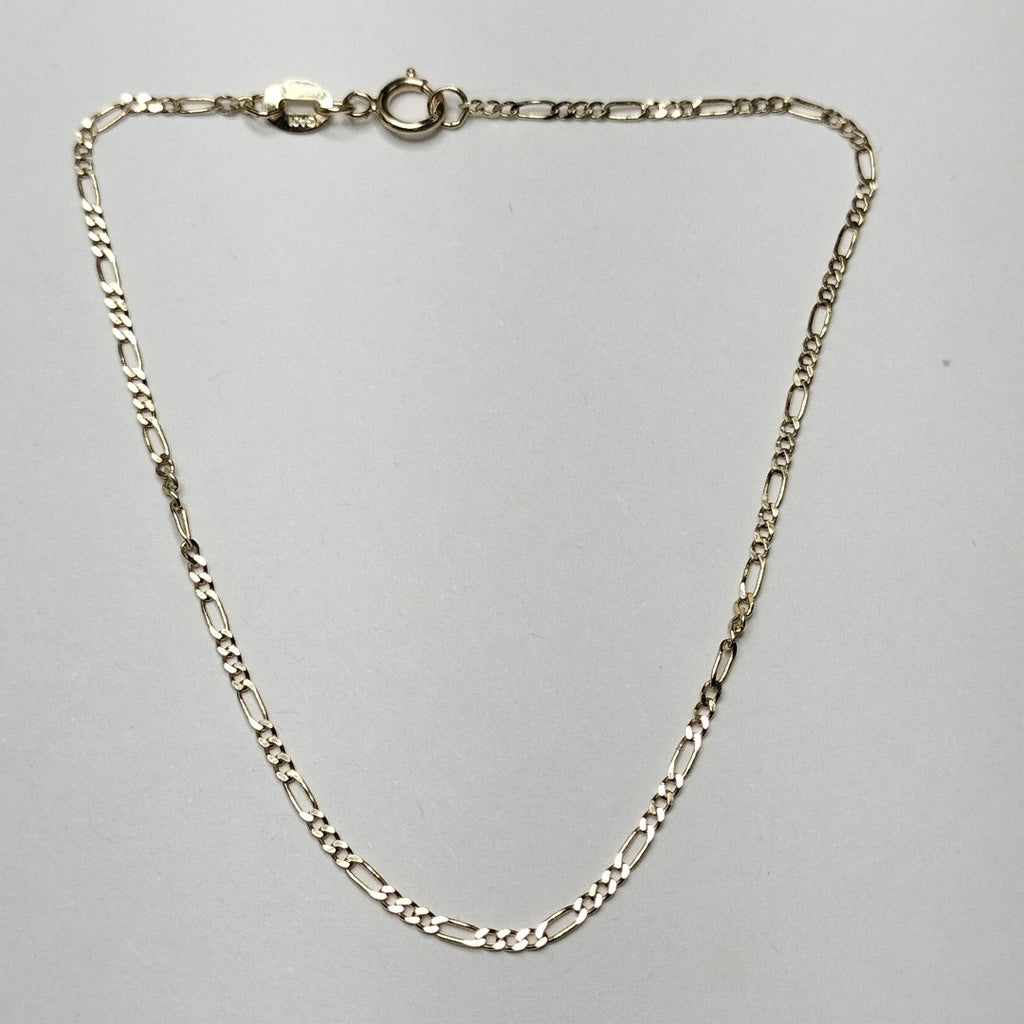 PULSERAS TEJIDO 3X1 ORO 14K 21 CM 1 GR (NUEVO)