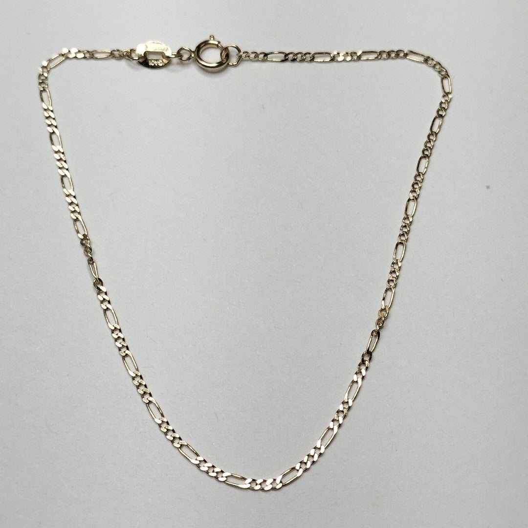 PULSERAS TEJIDO 3X1 ORO 14K 21 CM 1 GR (NUEVO)
