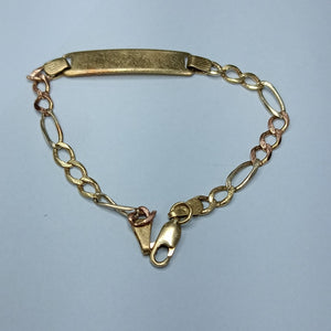 ESCLAVA ORO, ORO COMBINADO 8 K 4 GRMS (SEMINUEVO)