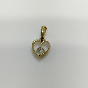 DIJES CORAZON ORO 10K 0.9 GR (NUEVO)