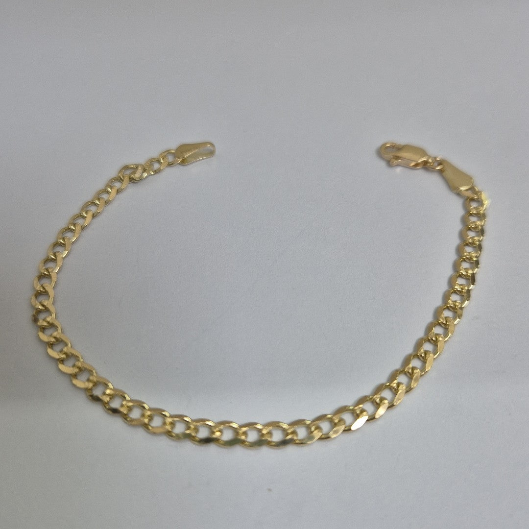 PULSERAS BARBADA ORO 14K 18 CM 4.7 GR (NUEVO)