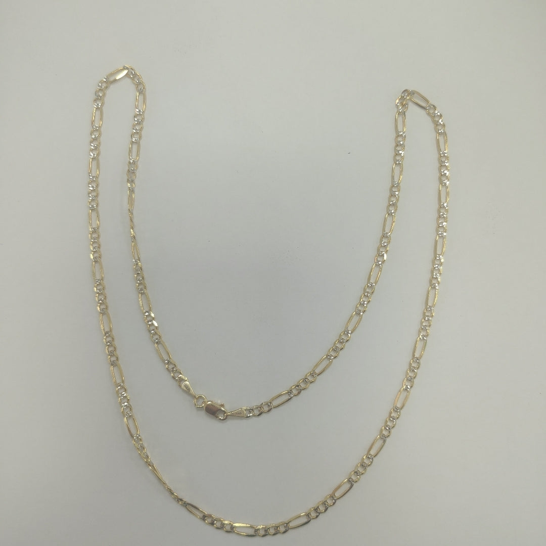 CADENAS 3X1 DIAMANTADA ORO 14K 55 CM 8.4 GR (NUEVO)