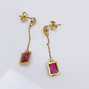 BROQUELES PAR ORO 14 K 2.2 GRMS (SEMINUEVO)