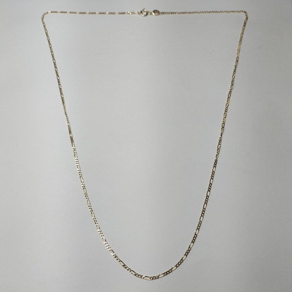 CADENAS TEJIDO 3X1 ORO 14K 55 CM 2.4 GR (NUEVO)