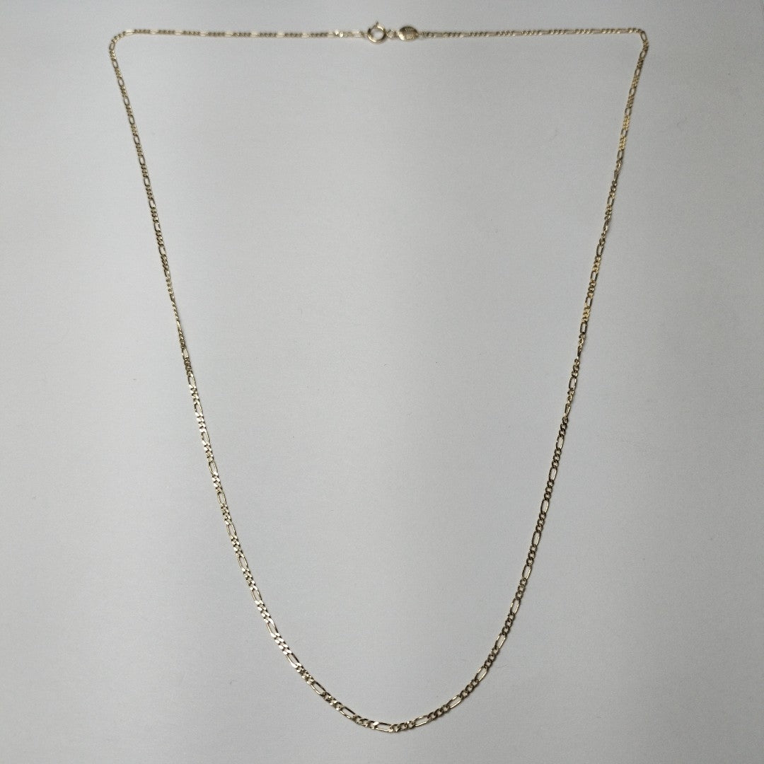 CADENAS TEJIDO 3X1 ORO 14K 55 CM 2.4 GR (NUEVO)