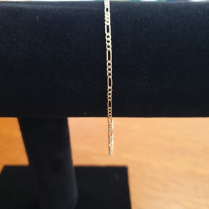PULSERA 3X1 ORO 14K 21 CM 1.7 GR (NUEVO)