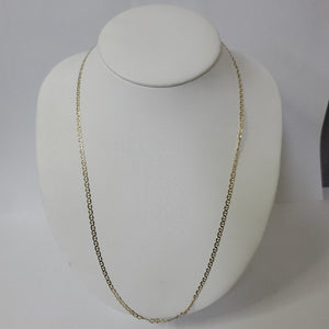 CADENAS TEJIDO GUCHI ORO 10K 60 CM 5.1 GR (NUEVO)