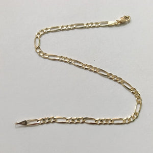 PULSERAS 3X1 ORO 14K 21 CM 3.3 GR (NUEVO)