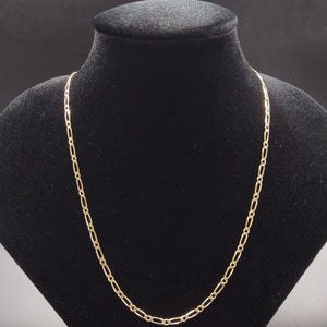 CADENAS 1X1 ORO 14K 55 CM 7.4 GR (NUEVO)