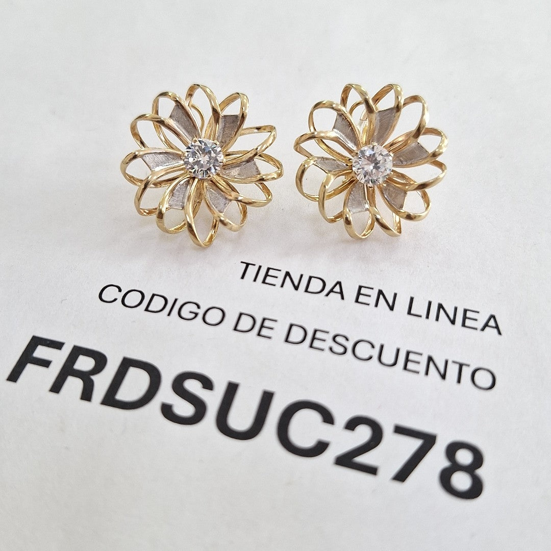 ARETES PAR ORO 10 K 4.7 GRMS (SEMINUEVO)