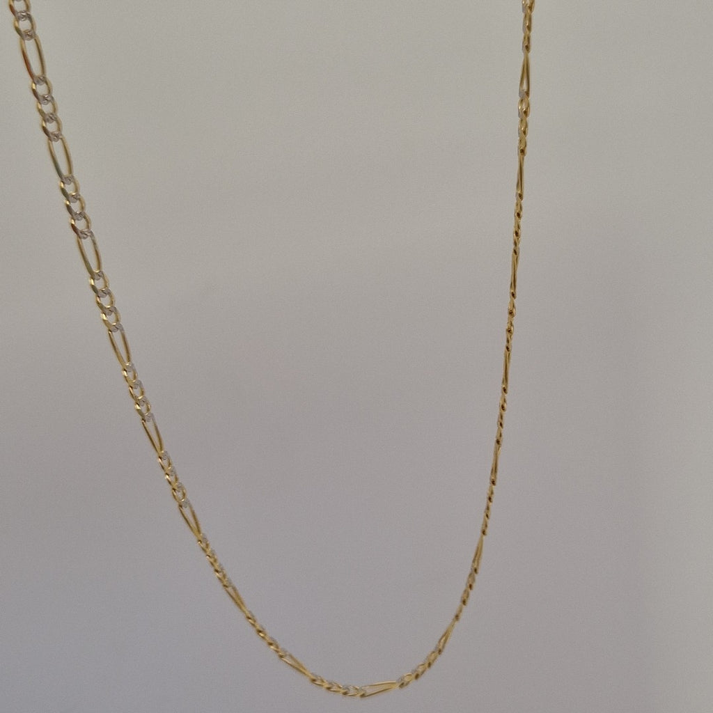 CADENAS TEJIDO 3X1 ORO 14K 55 CM 4.9 GR (NUEVO)