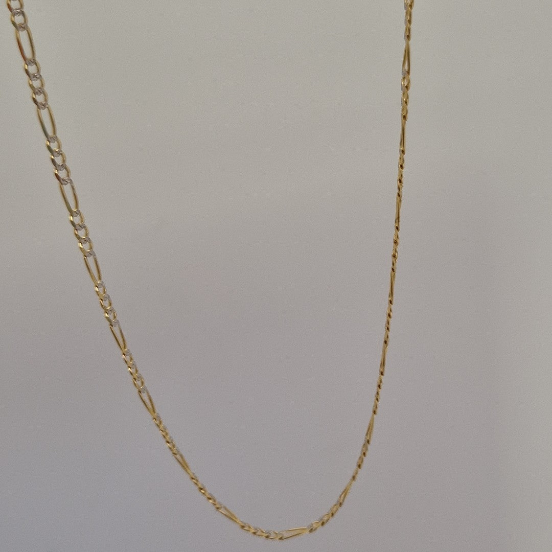 CADENAS TEJIDO 3X1 ORO 14K 55 CM 4.9 GR (NUEVO)