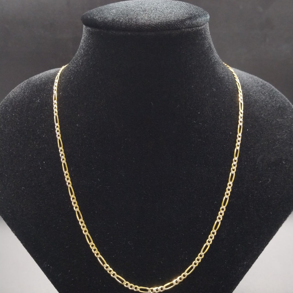 CADENAS 3X1 DIAMANTADA ORO 14K 55 CM 8.5 GR (NUEVO)