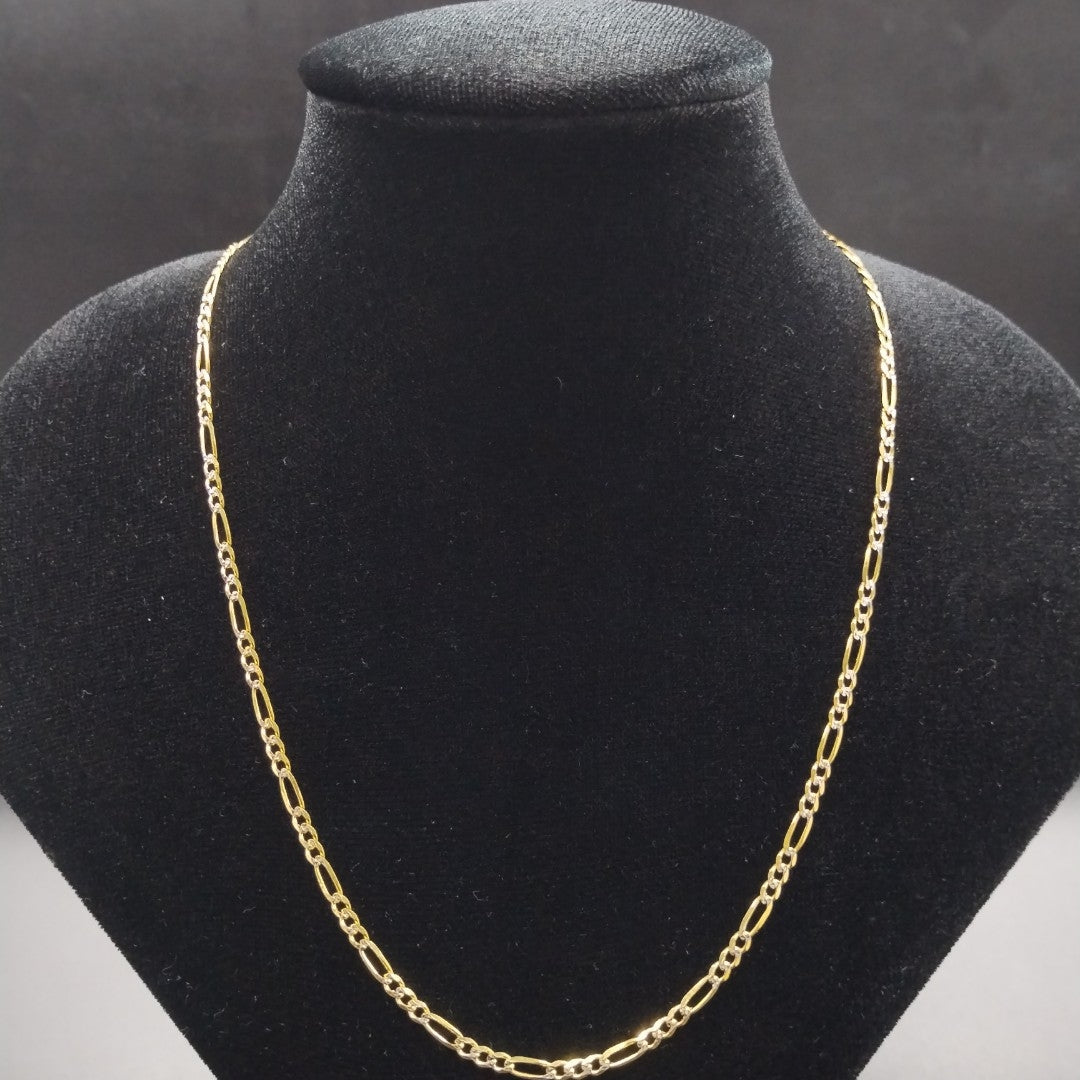 CADENAS 3X1 DIAMANTADA ORO 14K 55 CM 8.5 GR (NUEVO)