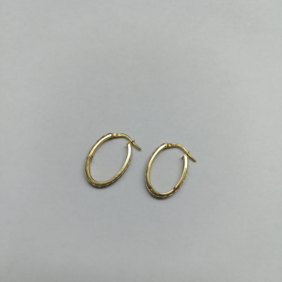 ARRACADAS PAR ORO 14 K 2,10 GRMS (SEMINUEVO)