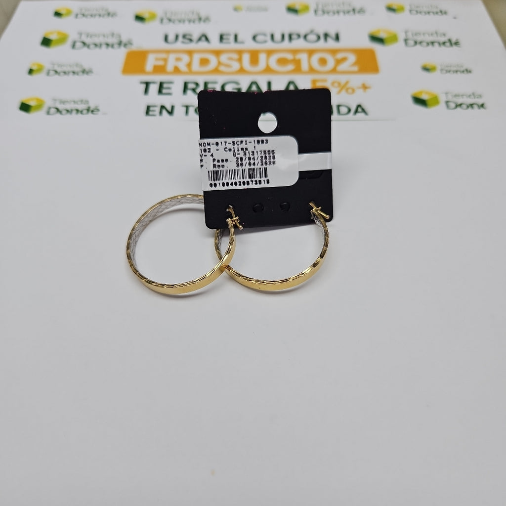 ARRACADAS PAR ORO 10 K 3.8 GRMS (SEMINUEVO)