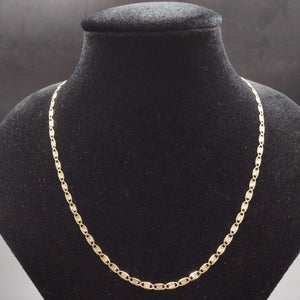 CADENAS TEJIDO GUCHI ORO 14K 55 CM 7.1 GR (NUEVO)