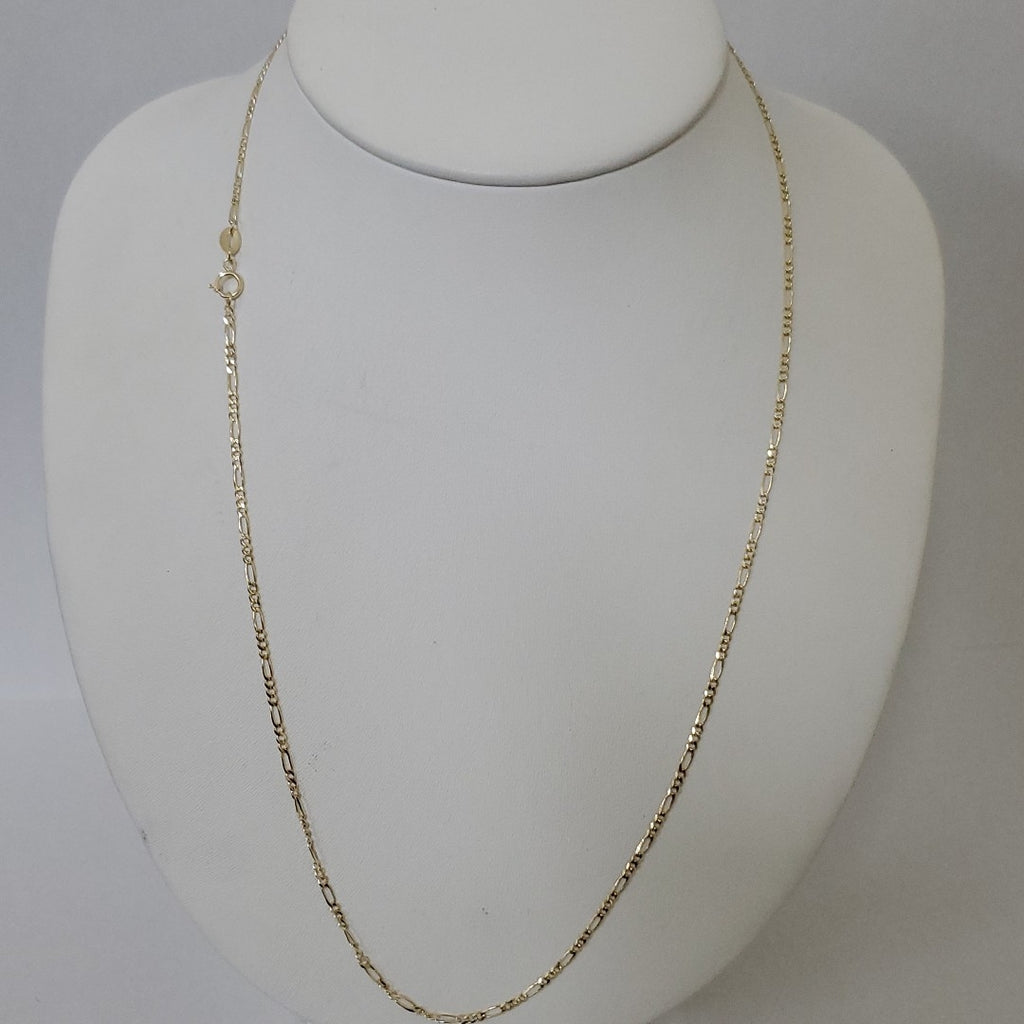 CADENAS TEJIDO 3X1 ORO 10K 55 CM 3.2 GR (NUEVO)