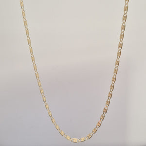 CADENAS TEJIDO GUCHI ORO 14K 55 CM 6.9 GR (NUEVO)