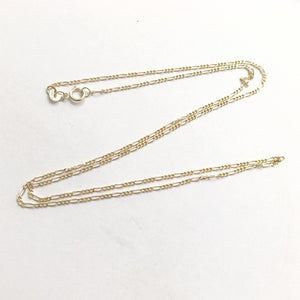 CADENAS TEJIDO 3X1 ORO 14K 55 CM 2.7 GR (NUEVO)