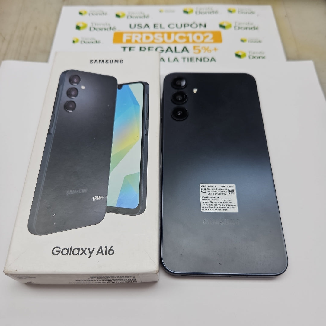 CELULAR SAMSUNG GALAXY A16 SM-A165M (2024) 128 GB 4 GB RAM (SEMINUEVO)