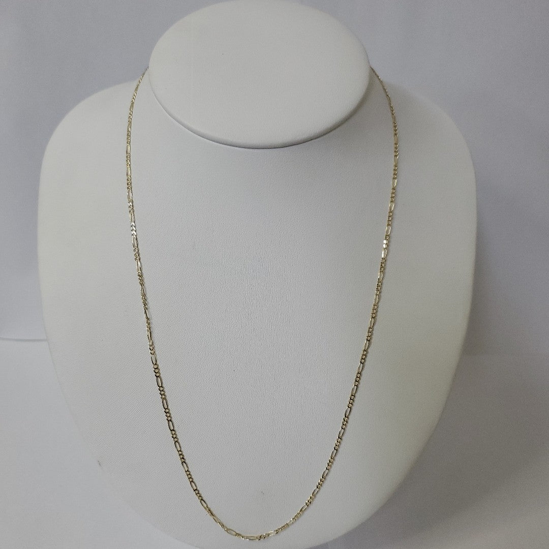 CADENAS TEJIDO 3X1 ORO 10K 55 CM 3.2 GR (NUEVO)