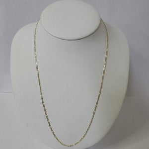 CADENAS TEJIDO 3X1 ORO 10K 55 CM 3.2 GR (NUEVO)