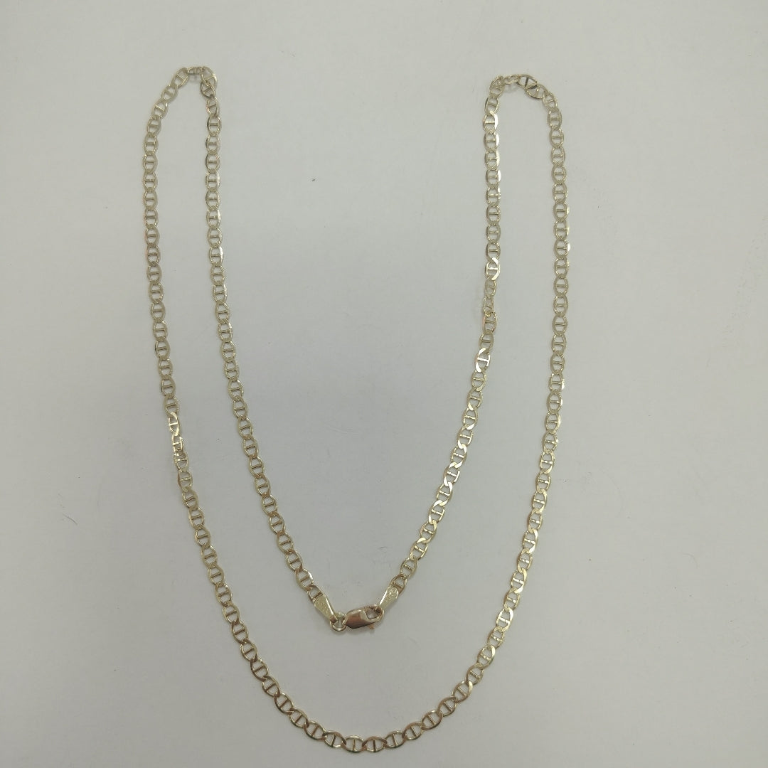 CADENAS TEJIDO GUCHI ORO 10K 55 CM 4.6 GR (NUEVO)