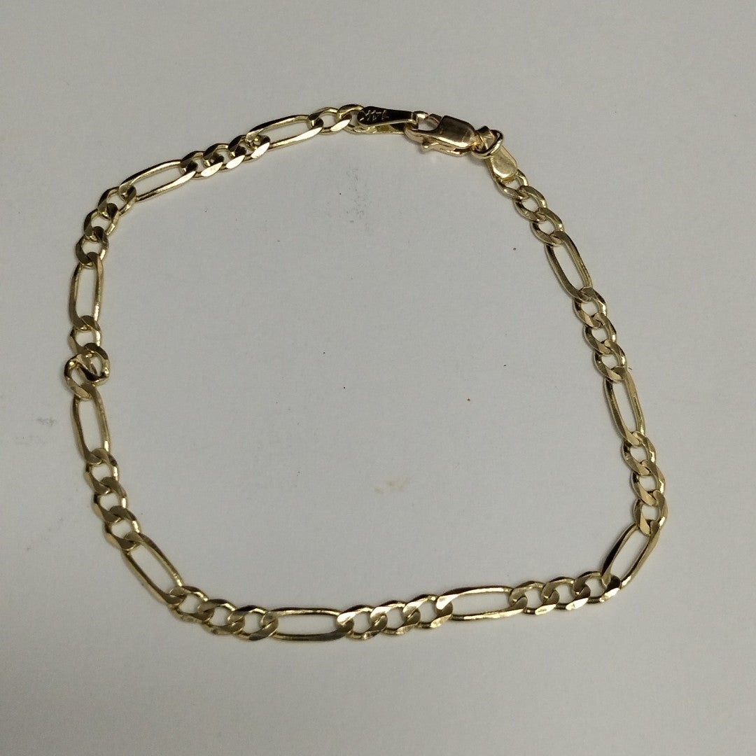 PULSERAS 3X1 ORO 14K 18 CM 2.7 GR (NUEVO)