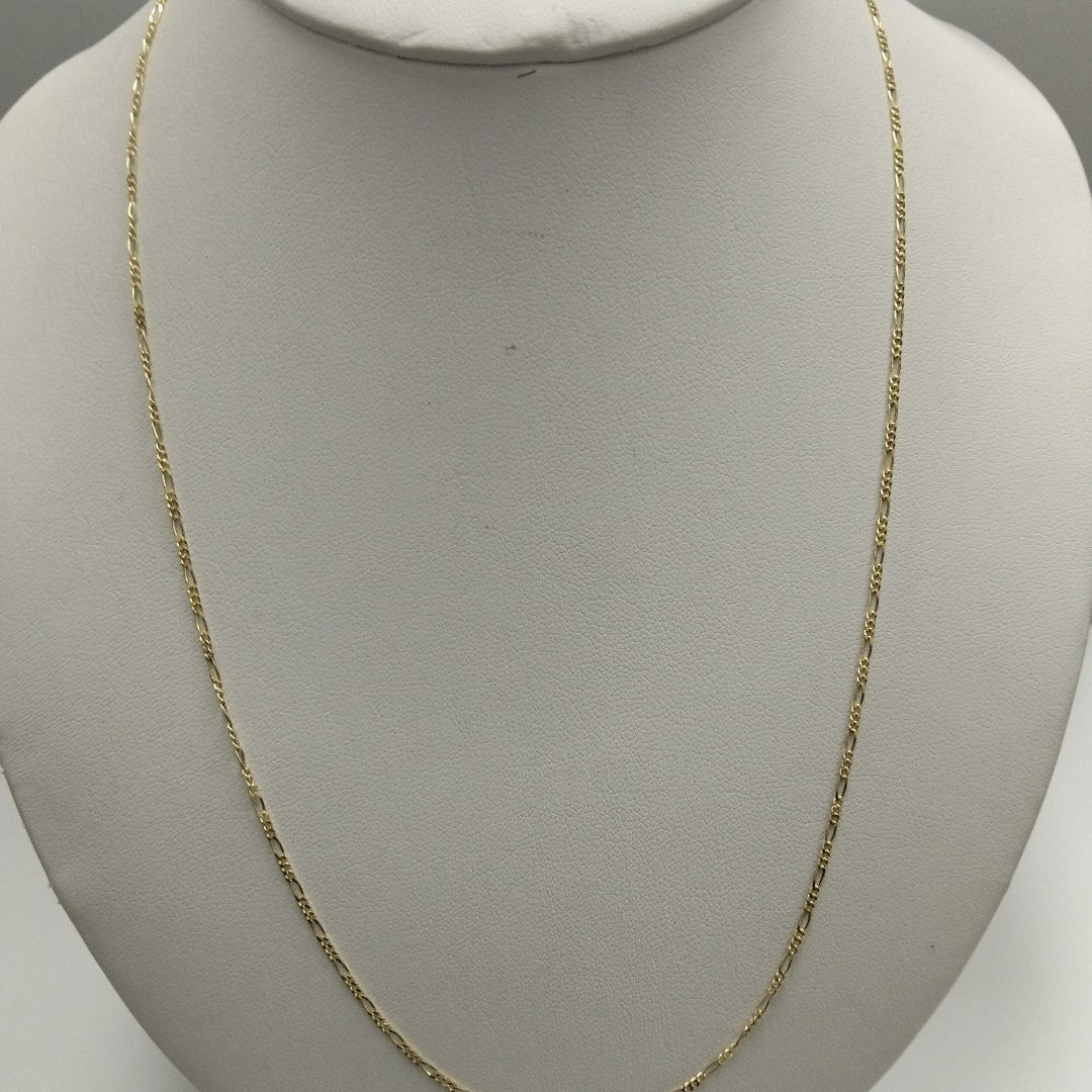 CADENAS TEJIDO 3X1 ORO 14K 55 CM 2.6 GR (NUEVO)