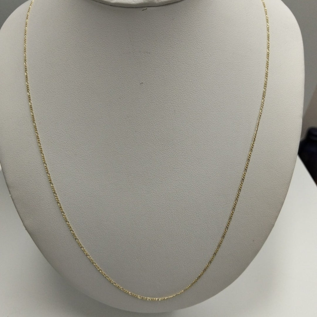 CADENAS TEJIDO 3X1 ORO 10K 60 CM 1.6 GR (NUEVO)