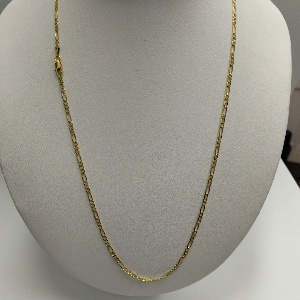 CADENAS TEJIDO 3X1 ORO 14K 55 CM 4.8 GR (NUEVO)