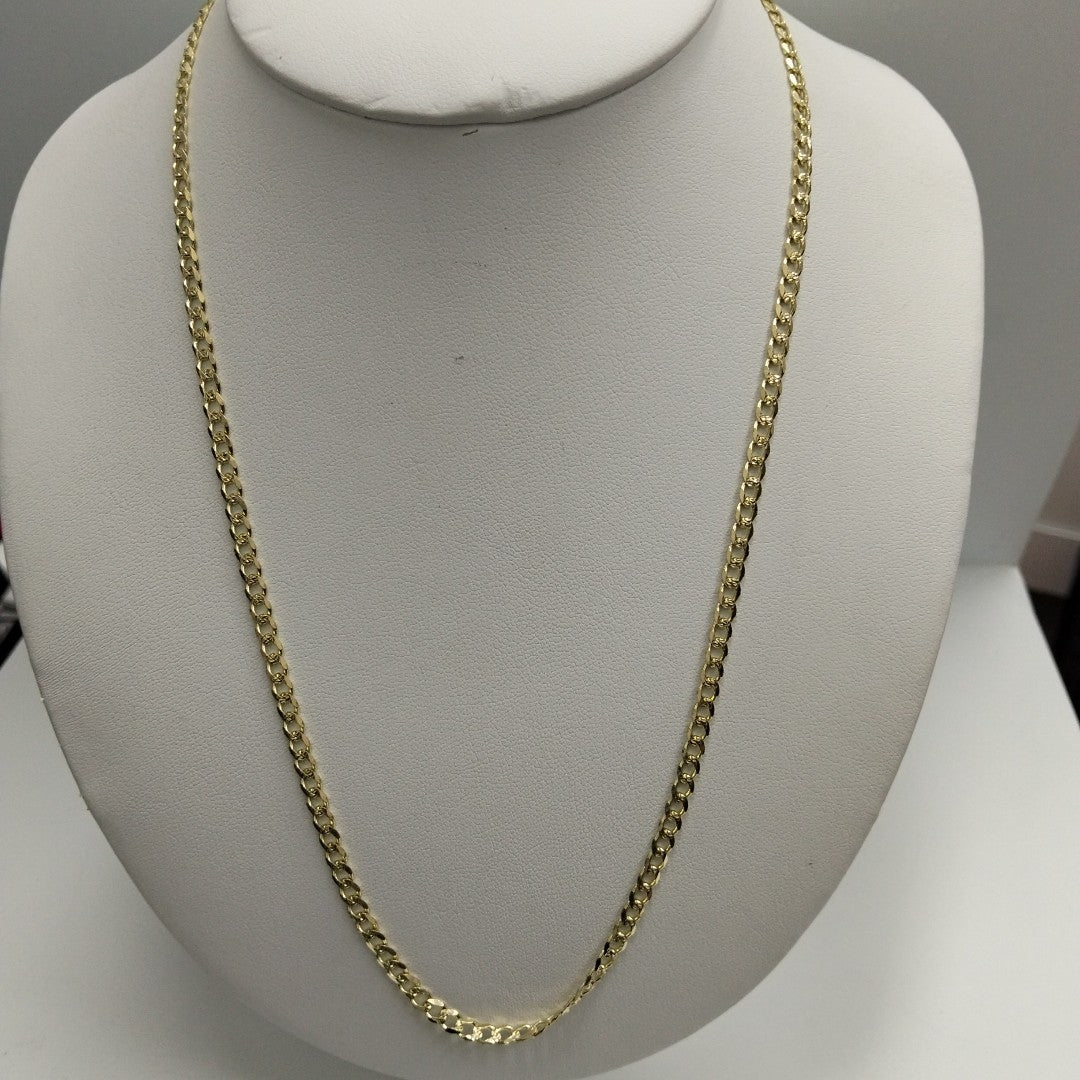 CADENAS BARBADA ORO 14K 55 CM 13 GR (NUEVO)