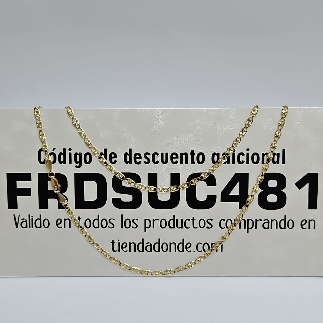 CADENAS GUCHI ORO 14K 55 CM 7.1 GR (NUEVO)