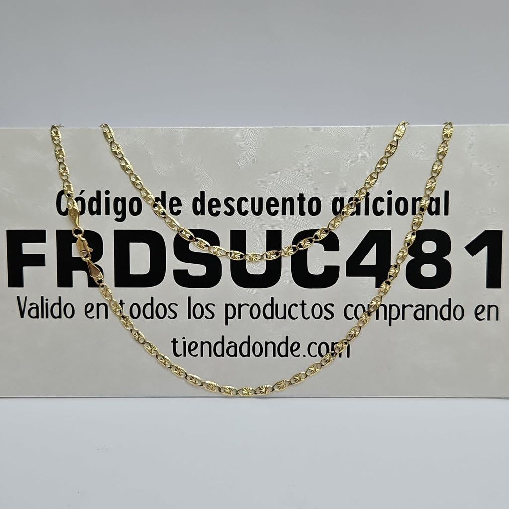 CADENAS GUCHI ORO 14K 55 CM 7 GR (NUEVO)