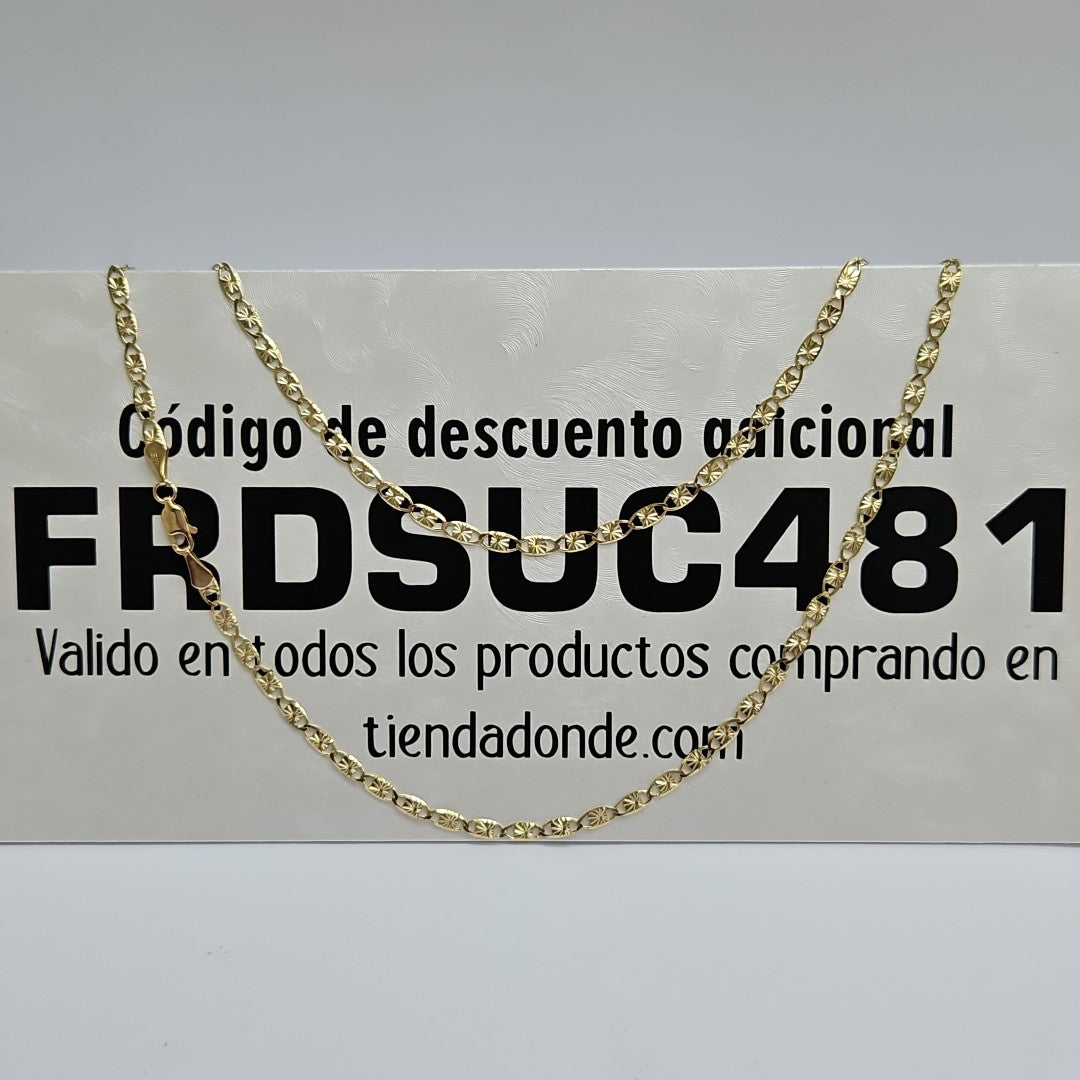 CADENAS GUCHI ORO 14K 55 CM 7 GR (NUEVO)