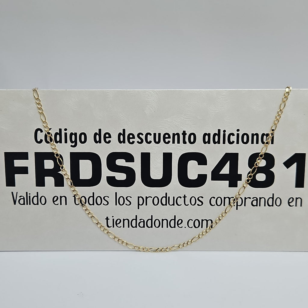 CADENAS 3X1 ORO 14K 55 CM 5.1 GR (NUEVO)