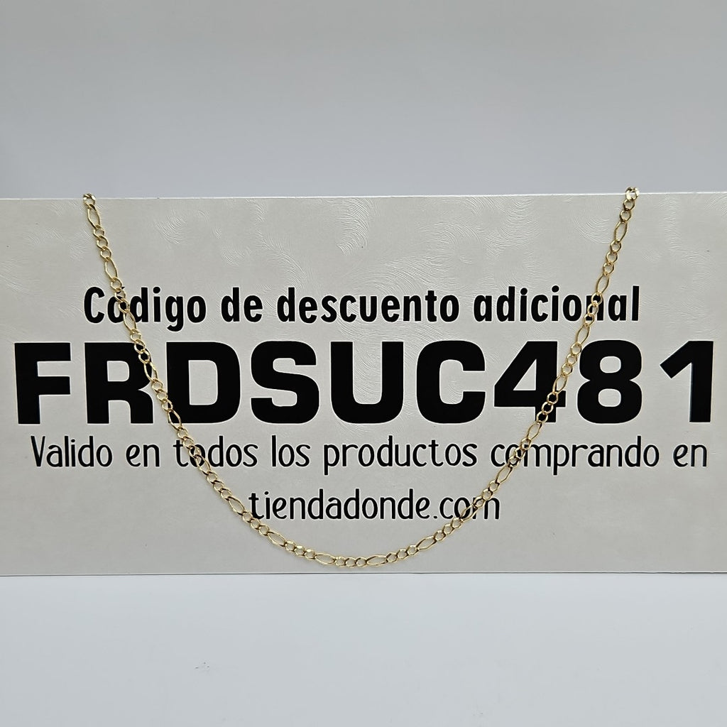 CADENAS 3X1 ORO 14K 55 CM 5.1 GR (NUEVO)
