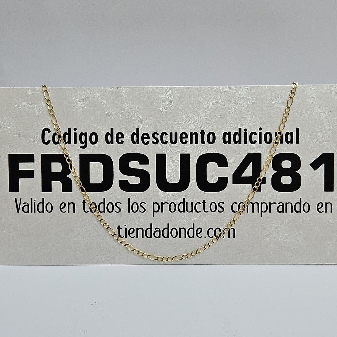 CADENAS 3X1 ORO 14K 55 CM 5.2 GR (NUEVO)